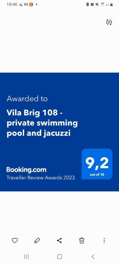 Vila Brig 108 - Private Swimming Pool And Jacuzzi Apartment Рийека Екстериор снимка